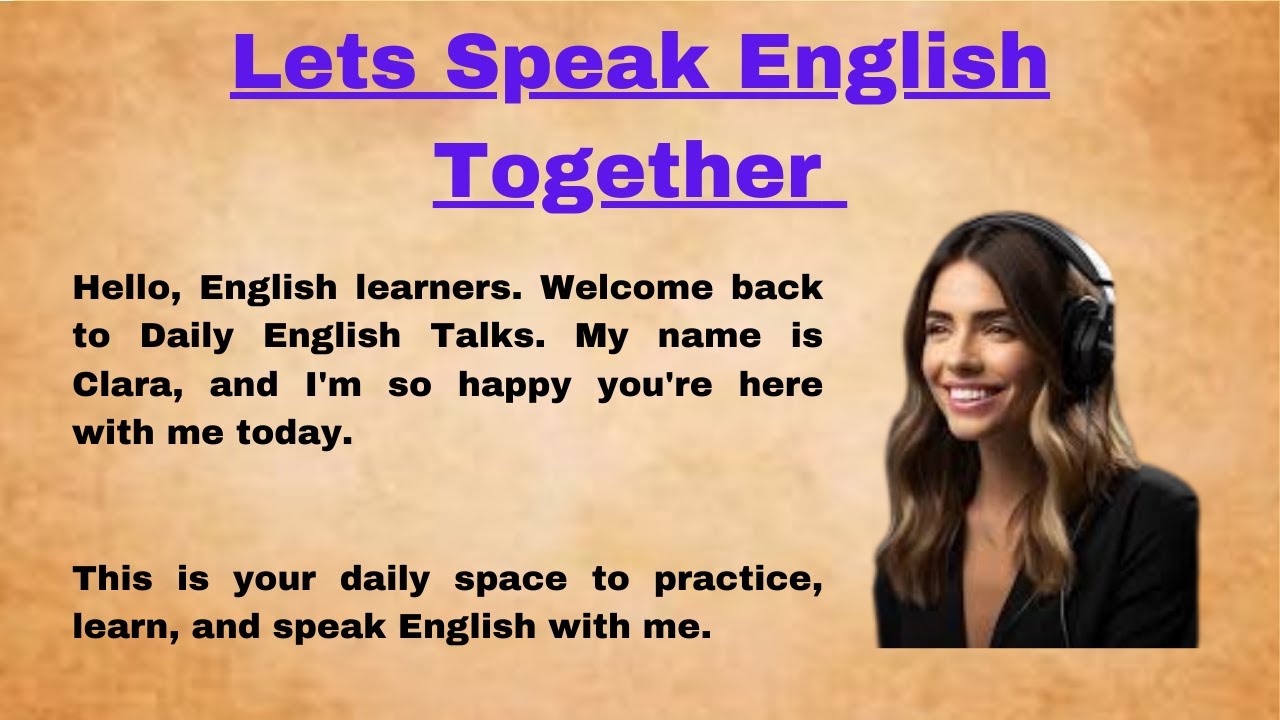 Lets Speak English Together // Speak with Me | 1 Hours English Speaking ...