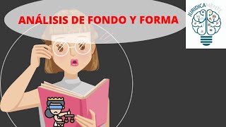 ANÁLISIS DE FONDO Y FORMA