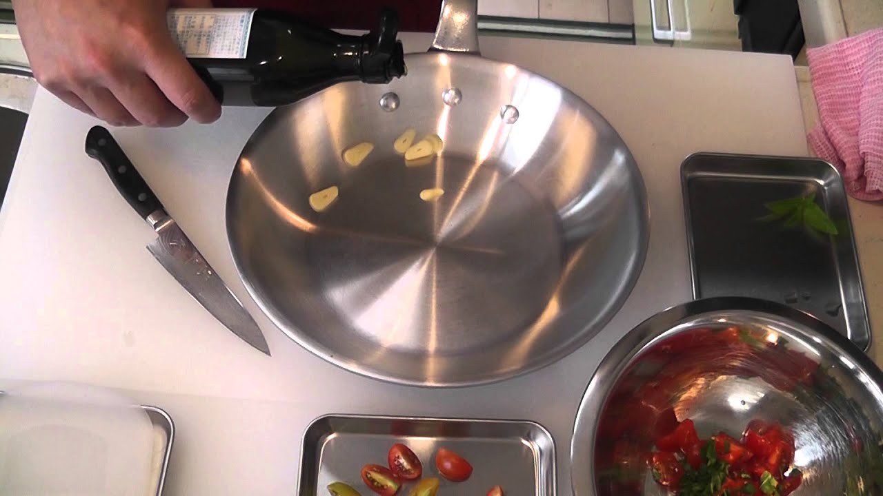 冷製トマトパスタ　イタリア料理