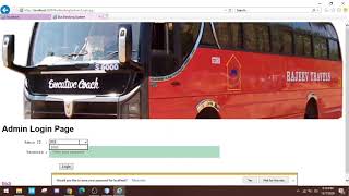 Java Web Application Project - Bus Booking System
