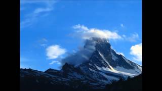 Timelapse - Clouds at the Matterhorn Switzerland