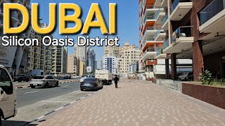 2:30pm Dubai UAE Walkthrough: Explore &quot;DAY LIFE&quot; in Dubai Silicon Oasis District (4.18.24: 4K-UHD)