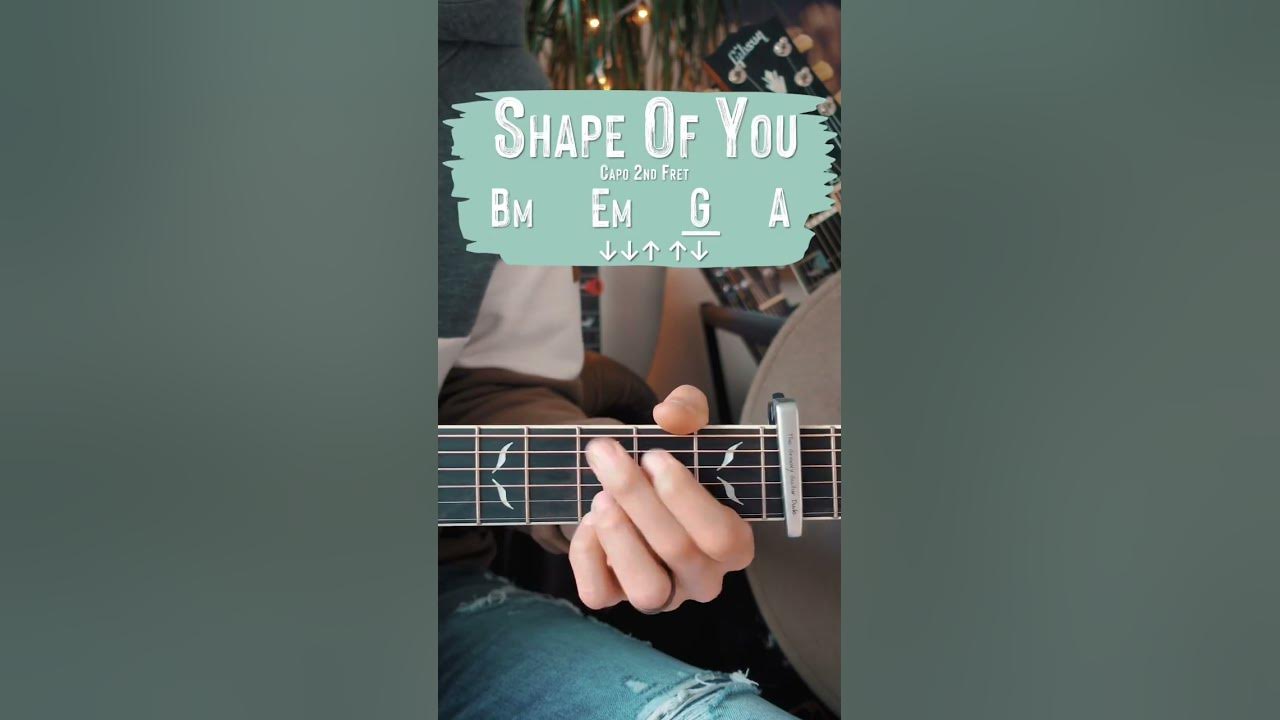 Shape Of You Ed Sheeran Guitar Tutorial // Shape Of You Guitar Lesson #shorts