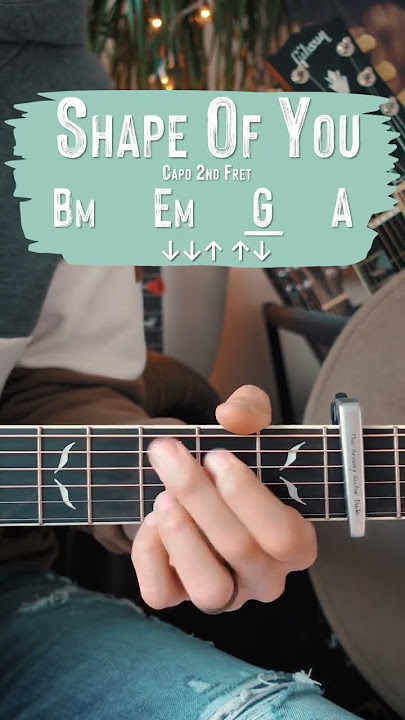 Shape Of You Ed Sheeran Guitar Tutorial // Shape Of You Guitar Lesson #shorts