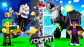 I Secretly CHEATED In a MINECRAFT MOB BATTLE Competition😱