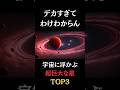 デカすぎてわけわからん!宇宙の巨大な星ランキング