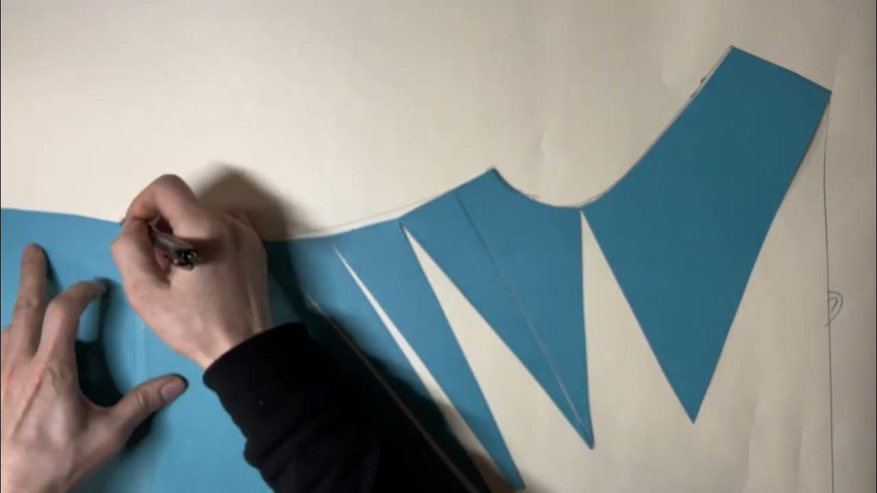 How to make a cowl neck top Pattern Making 101 YouTube