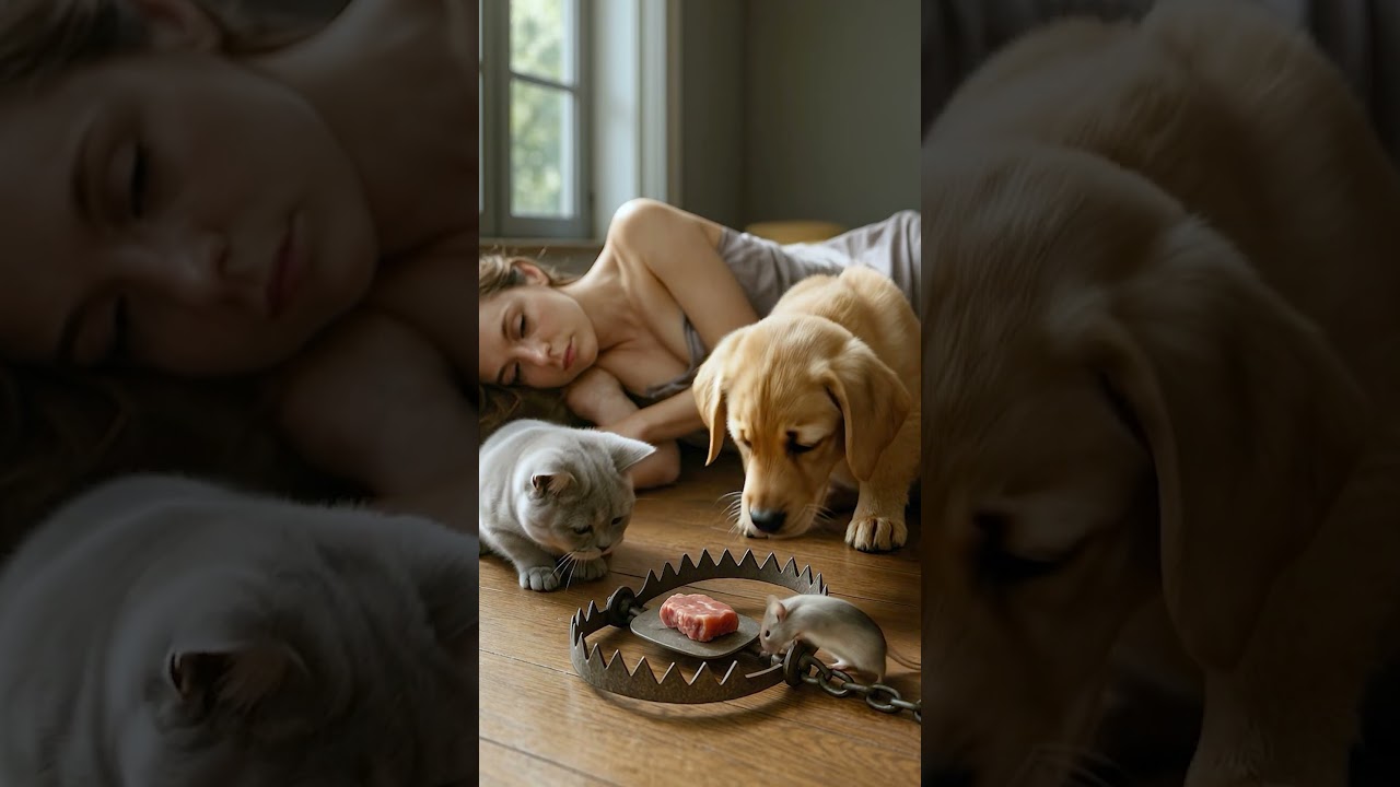 Can You Spot It?! The Paw Trap in Action! 