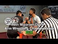 SR : 8th Mizoram Open Arm Wrestling 2022 | 12.12.2022