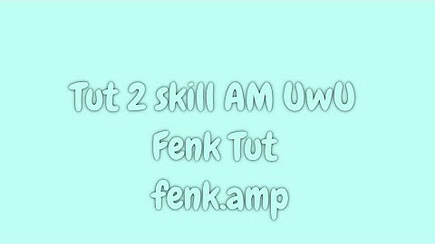 Tut #1: Tut 2 skill Alight Motion