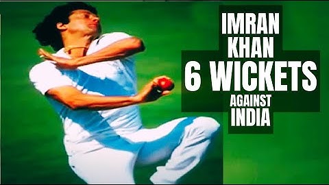 Imran Khan Best Bowling 6 for 14 Against India | HD | Pak vs Ind | Bowling Masterclass |  Sharjah