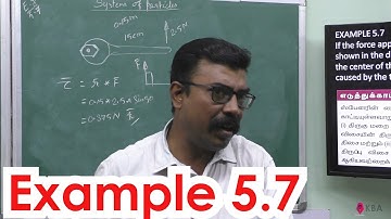 7.Physics | Motion of system of particles & rigid bodies | Example 5.7