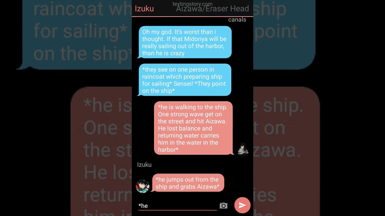 MHA fisherman deku twoshots part 1 - text story