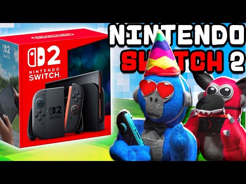 Gorilla Tag Plush: Nintendo Switch 2!