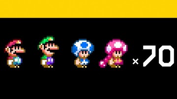 Super Mario Maker 2 – 4 Players Super Worlds Local Multiplayer (Co-Op) Walkthrough World 5