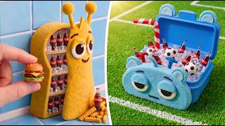 OOPS, THE SPRUNKI IN MY FOOTBALL HOUSE ARE HUNGRY! 😋🏠 Real Sprunki DIY Challenge! ⚽🎨
