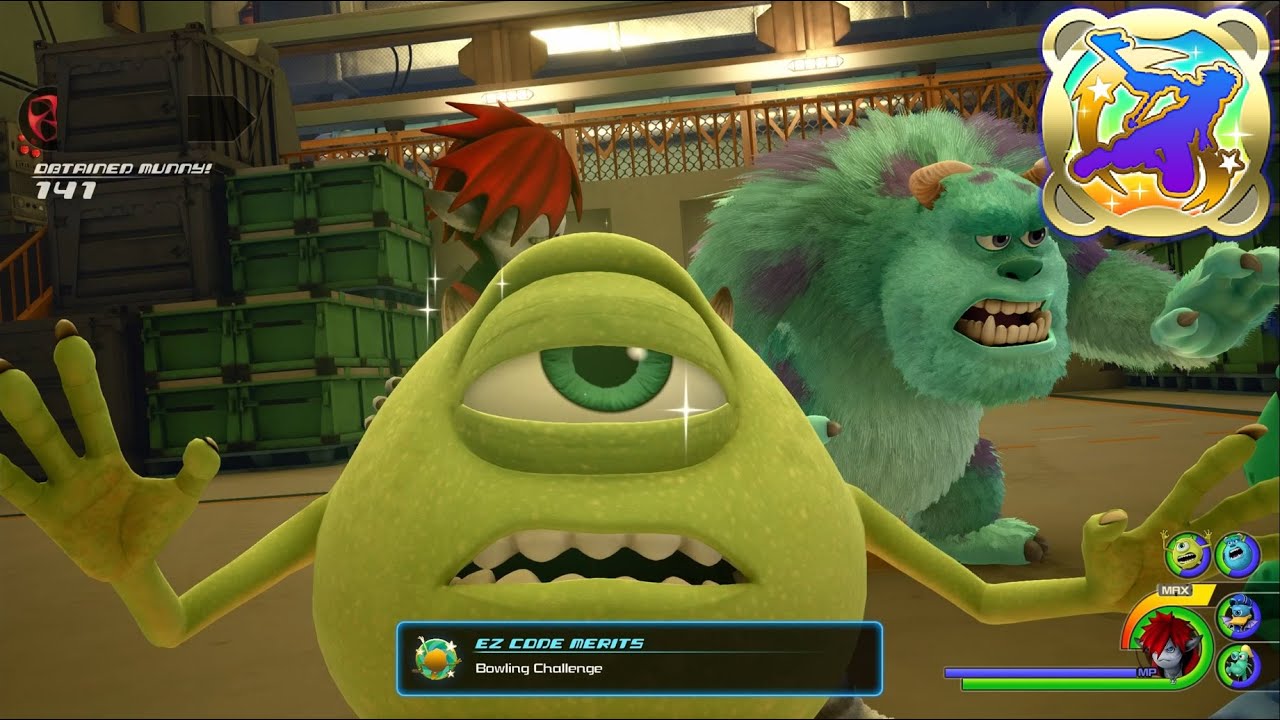 Bowling Challenge EZ Merit (All-rounder Trophy Merit 8/9) - Kingdom Hearts 3 DLC