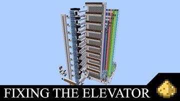 Minecraft Realistic Multi-Floor Redstone Elevator (Infinite Floors + Queue System!)