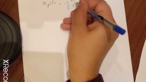 معادلات تفاضلية عادية - الباب الثالث:حل نظام من المعادلات التفاضلية الخطية د.نسرين فوزى