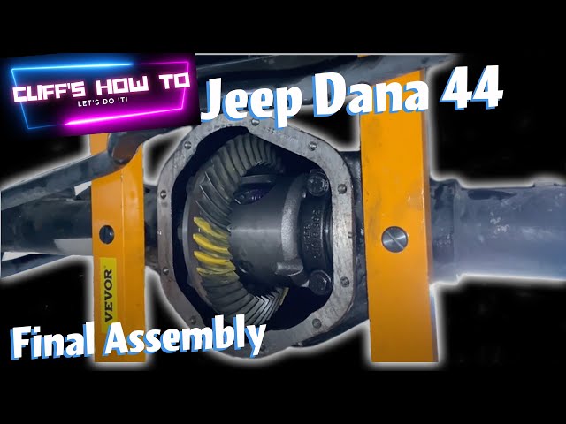 Dana 44 Rebuild: Final Assembly - YouTube