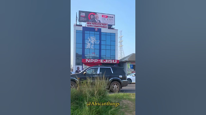 Ejisu NPP office built by the late Lawyer John Kumah #Ejisu #NPP