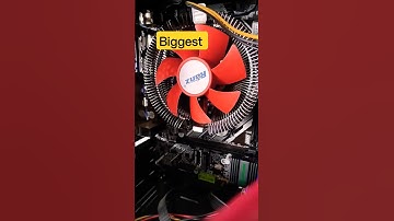 Biggest Cooling Fan Ever to Cpu#macnitesh#2023shorts#