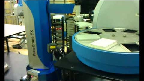 Hudson Robotics PlateCrane robotic arm with Thermo Kingfisher