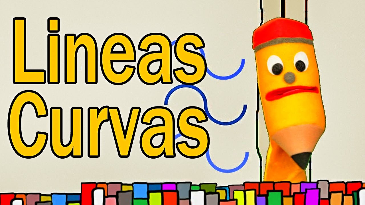 Cómo Dibujar Las Lineas Curvas - Jack el lápiz escritor - Videos Educativos  para Niños - thptnganamst.edu.vn