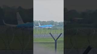 KLM Airbus A321-251NX departing to Amsterdam from MAN #klm #a321n #amsterdam