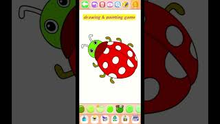 painting ladybug drawing game #shorts easy and sweet #gaming 🖌️ ladybird #youtubeshorts #google screenshot 2