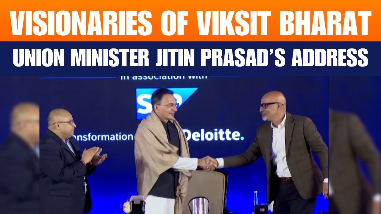 Visionaries of Viksit Bharat: Union Minister Jitin Prasad Advocates Tech-Driven Innovation | News9