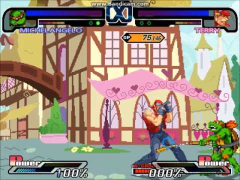 TBM Mugen Match 114 Michelangelo Me Vs Terry Bogard D4 Arcade 