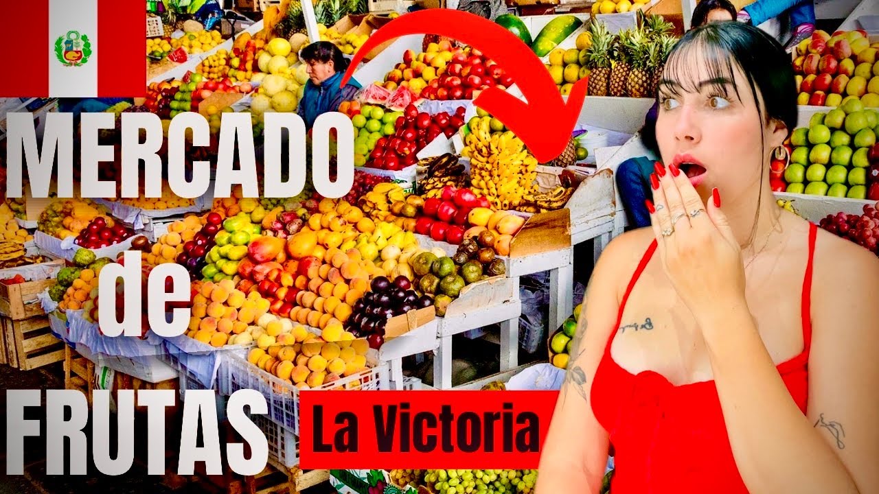 Así es el MERCADO DE FRUTAS más grande del MUNDO 🌍 [La Victoria,Perú 🇵🇪] (CUBANA REACCIONA)