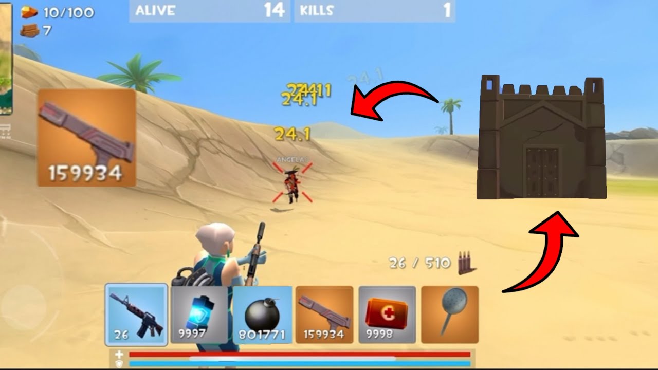 Playing Rocket Royale with hacker 