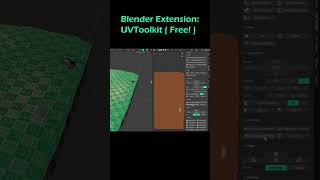 UVToolkit Free for Blender #blender3d #uvmapping