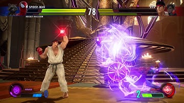 MARVEL VS. CAPCOM: INFINITE Gameplay - Spiderman/Rocket Raccoon