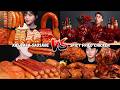 Sausage VS Chicken Mukbang🔥🤤 Asmr Eating Kielbasa Sausage With Spicy Fried Chicken Compilation