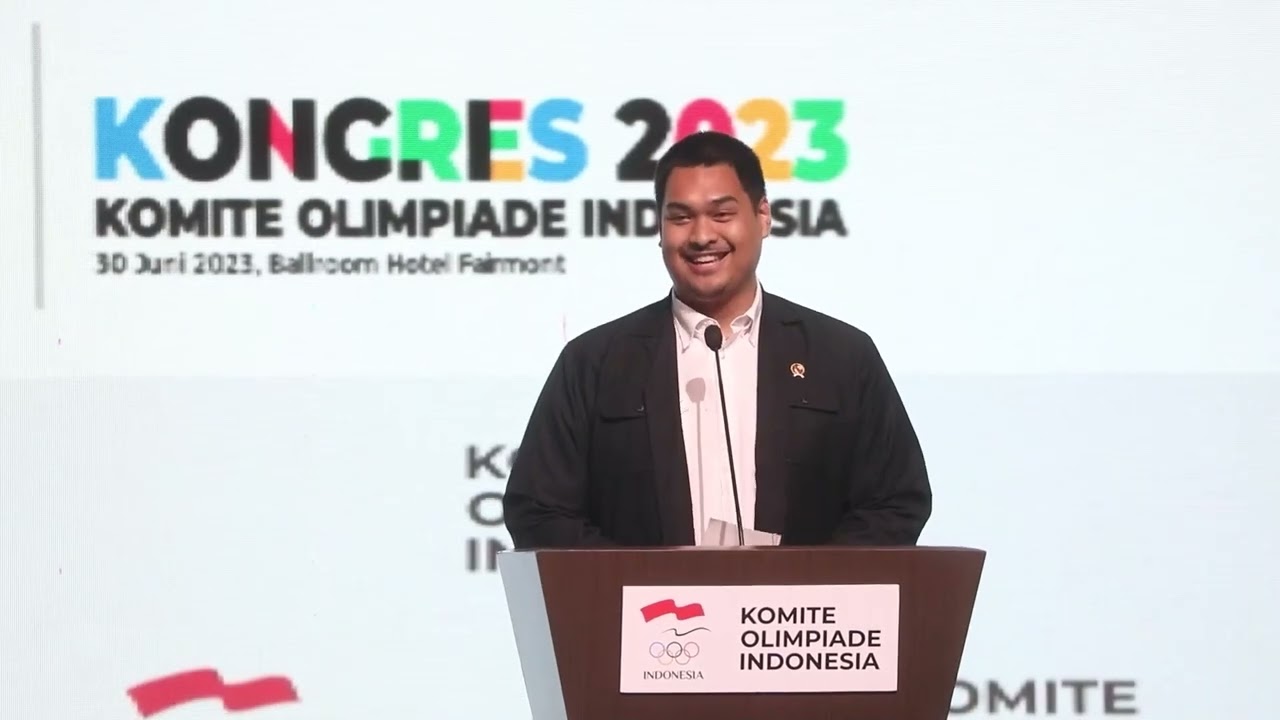 MENPORA DITO MEWAKILI PRESIDEN PADA KONGRES KOMITE OLIMPIADE INDONESIA (KOI) 2023