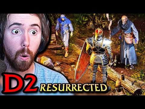 Blizzard Best Remaster!? Asmongold Plays DIABLO 2 RESURRECTED - First Gameplay