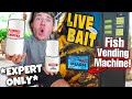 BUYING *EXPERT ONLY* LIVE FISH FROM VENDING MACHINE... (what is it)