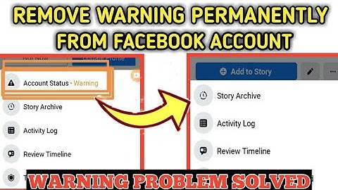 How To Fix Facebook Warning Problem | You Can