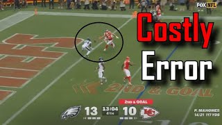 Drop from Travis Kelce turns TD into INT | Kansas City Chiefs Vs Philadelphia Eagles Wealth