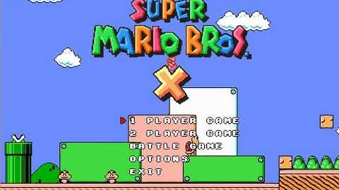 SMBX 1.4.4 Custom Title Screen #1 RETRO EDITION