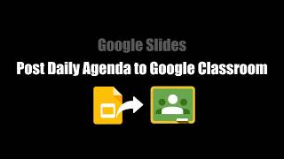 Google Slides: Daily Agenda