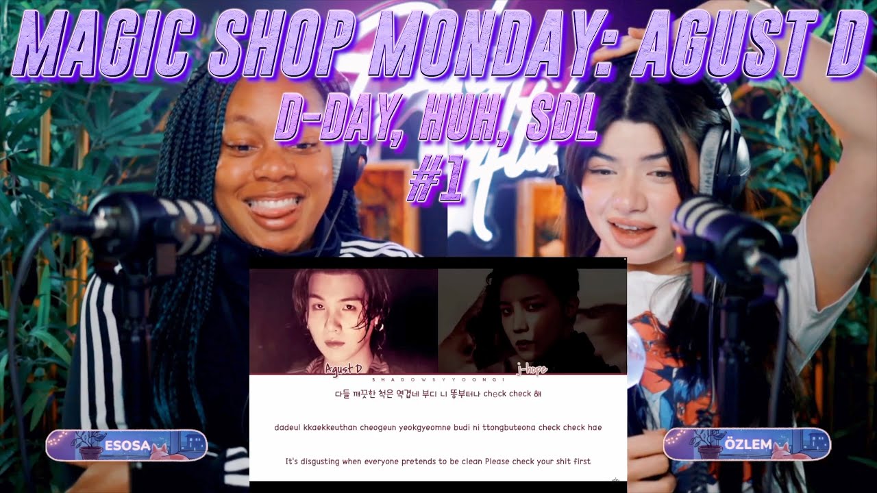 Magic Shop Monday | Agust D - D-day, Huh, SDL reaction | #1 Twitch