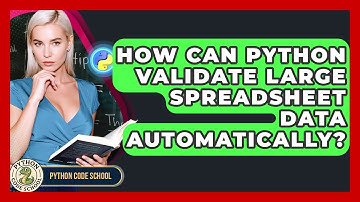 How Can Python Validate Large Spreadsheet Data Automatically? - Python Code School