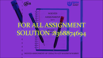 IGNOU CHEMISTRY ASSIGNMENT SOLUTION 2020 AVAILABLE |ALL IGNOU SOLVED ASSIGNMENT AVAILABLE FOR 2020