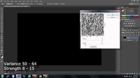 Adobe Photoshop CS6  Rain Effect   Tutorial