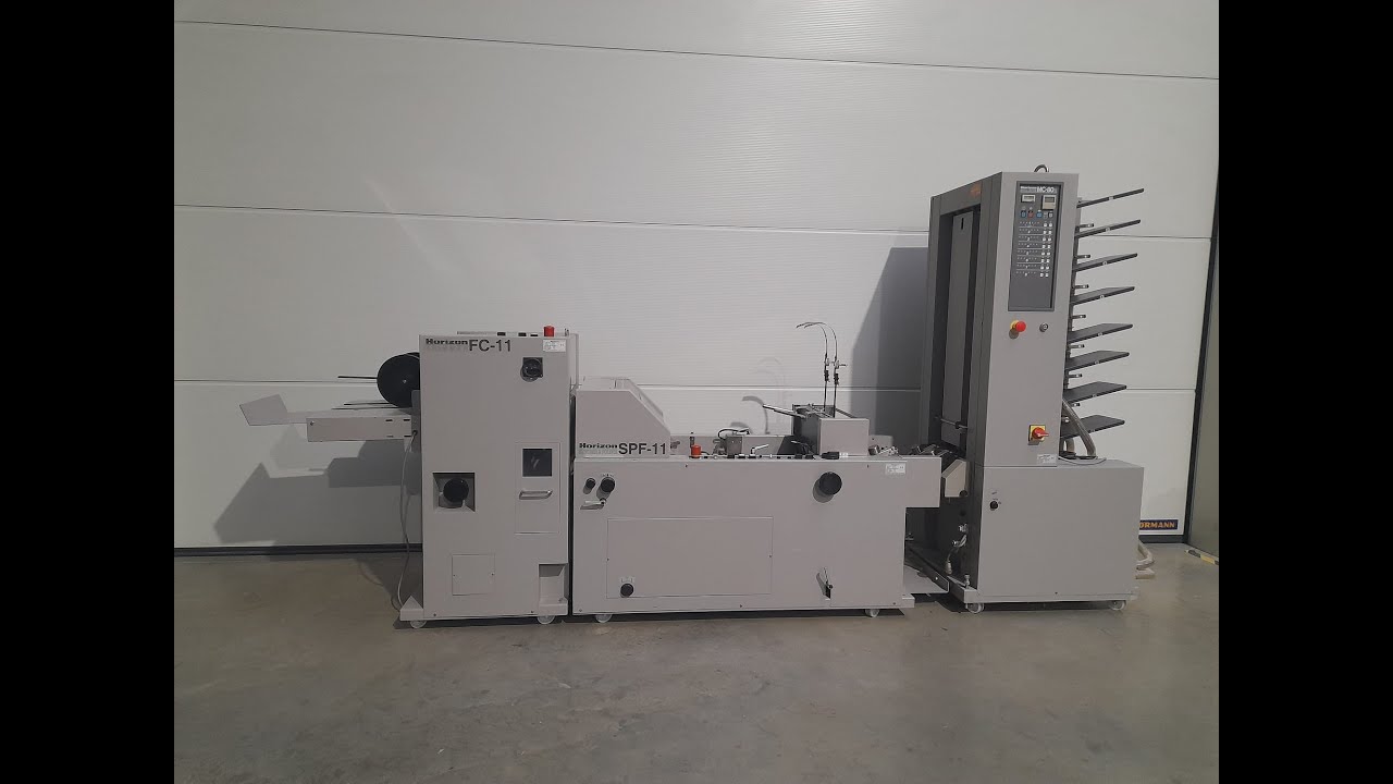 Horizon booklet maker MC-80 a SPF-11 FC-11 LA-POSTPRESS #22937