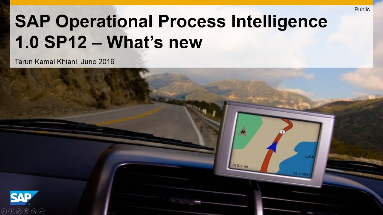 What's new with SAP Operational Process Intelligence 1 0 SP12